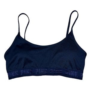 PINK Victoria Secret Navy Blue Sports Bra